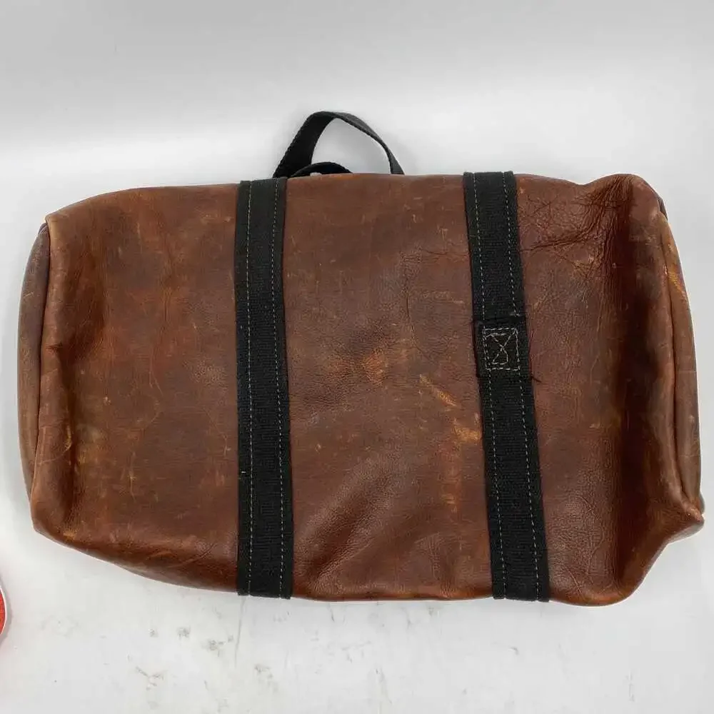 Tucson Leather Co Brown Leather Duffle Bag | OS, USA-made
